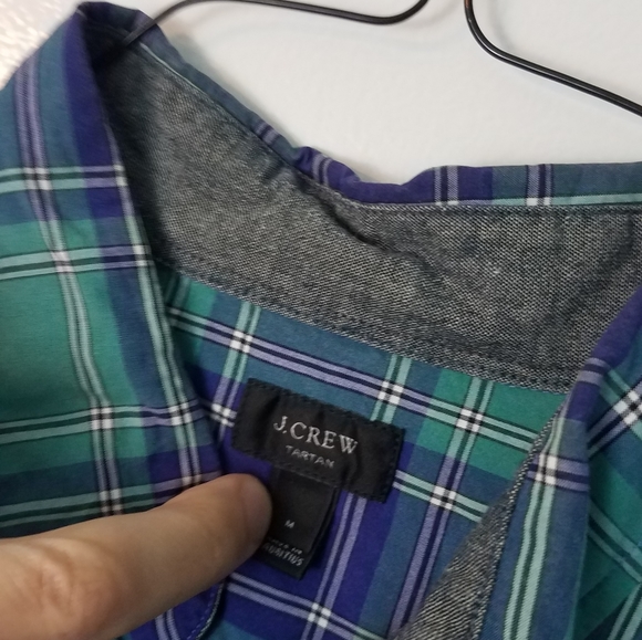 J. Crew tartan plaid button down shirt - Picture 2 of 2